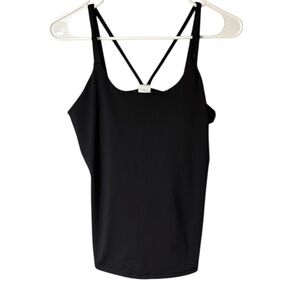 Tek Gear Black Double-Strap Workout Tank Top